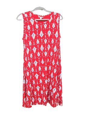 Style & Co  A-Line Tank Dress Red   Size PM